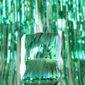 2M Rain Curtain Birthday Wedding Scene Layout Holiday Party Background Wall Decoration Bright Rain Door Curtain.