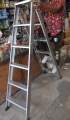 Iron ladder6 ft folding portable ladder ,non slipped ladder ,strong and heavy-duty ladder. 