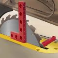 Carpenter Square, L Square Right Angle Ruler ,Small Pocket Wood Working Tool, Aluminum Framing Alloy Square for Measuring Layout. 