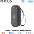 1/2PCS New WIFI Temperature and Humidity Sensor IP65 Outdoor Waterproof Tuya APP  Hygrometer Thermometer Support Alexa . 