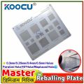 Kocu multiple objective BGA Rebeling Stencil 0.3/0.35/0.4/Parallel/45 degree hole 0.5mm direct heat template Solder Rework Net. 