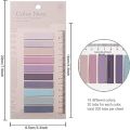 200pcs Index Sticky Note Tabs, Writable Page Marker for Book Annotations, Transparent Calendar Marking Labels. 