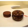 Premium Wooden Coaster Set with Decorative Storage Box | Handcrafted Drink Coasters for Tea, Coffee & Beverages | Home & Kitchen Table Protection. 