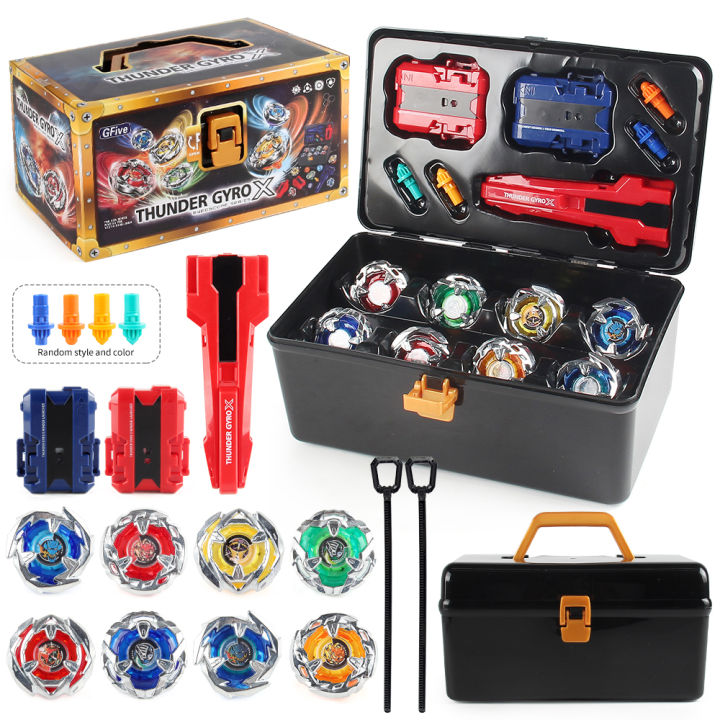 BX%20Gyro%20Set%208pcs%20Beys%20Booster%20Spinning%20Toy%20Battle%20Tops%20with%20Launcher%20Storage%20Case%20%20%20Metal%20Fighting%20Game%20-%20Image%202