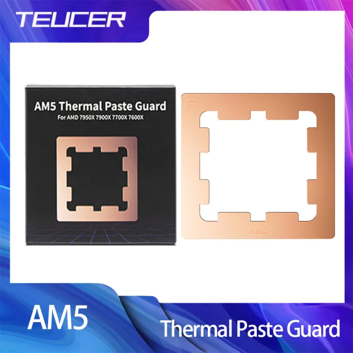 TEUCER AM5 Thermal Paste Guard Chips Heat Dissipation Armor Cover ...