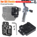 Expansion Adapter Board with 1/4 3/8 Threaded Holes Cold Shoe Mount Camera Gimbal Bracket for DJI Ronin RS3/RS2/RSC2/SC/S Gimbal. 