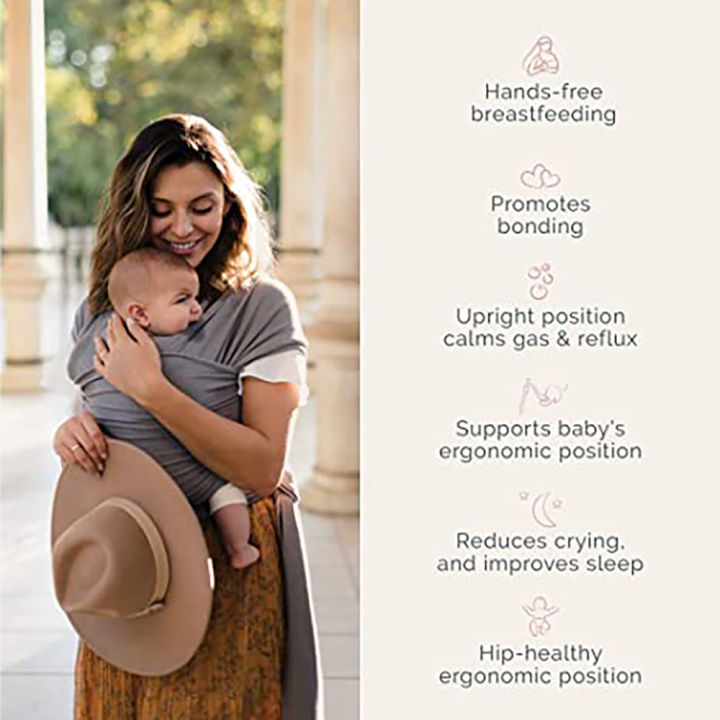 Wrap%20Baby%20Carrier%20Original%20Stretchy%20Infant%20Sling%20Perfect%20for%20Newborn%20Babies%20and%20Children%20Up%20To%2035%20Lbs%20-%20Image%202