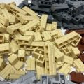 120PCS Blocks Wall Brick Small Particles Building Block Simulation City Model Building Accessories Children . 