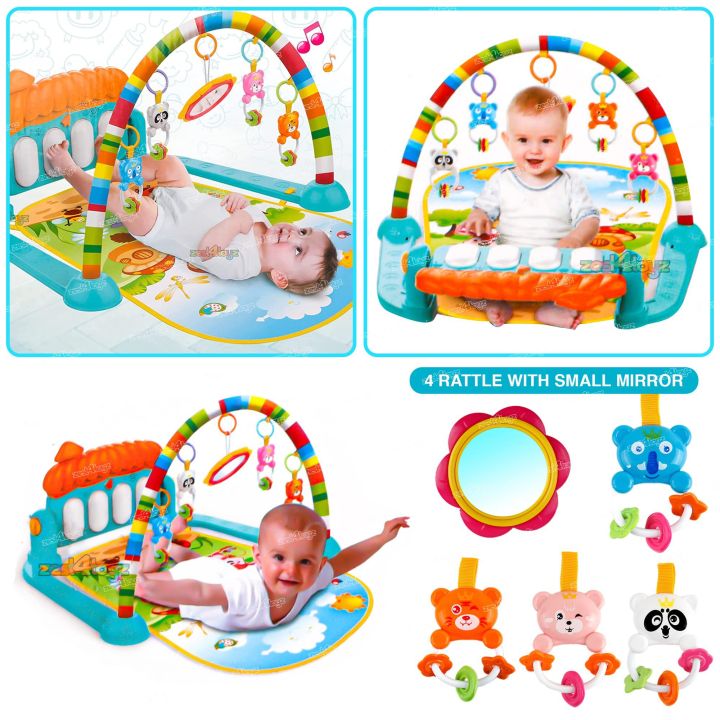 Baby%20Play%20Mat%20Gym%20&%20Fitness%20Rack%20with%20Hanging%20Rattles%20Lights%20&%20Musical%20Keyboard%20Mat%20Piano%20Multi-Function%20-%20Image%203