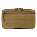 Tactical Molle Admin Pouch Utility Laser Cut EDC Tool Pouch Bag Horizontal Modular Pouches. 