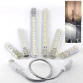 1PC Portable Mini 3/8/10/20/24 LED 5V USB DC Warm White Lamp Book Reading FLashlight Night Light Lighting for Lighting Computer. 