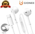 Type C handsfree, Gionee Type C Earphones, USB-C Earphones, C type headset, Dual driver earbuds, Type-C handsfree for Samsung, Phone 15 handsfree, Oppo type c earphones, In-ear type c headset, Type C earphones with mic. 