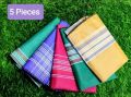 Soft Cotton Rumal or mini Pocket Handkerchief (5 pieces). 