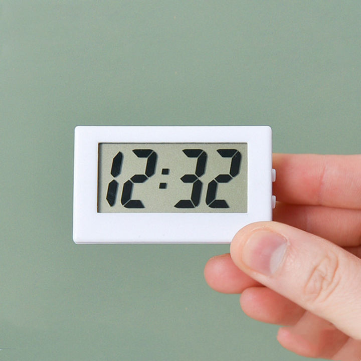 Simple Desktop Desktop Clock Mini Digital Small Desktop Clock Desktop Clock Silent Small Alarm Clock Car Clock 1Pc