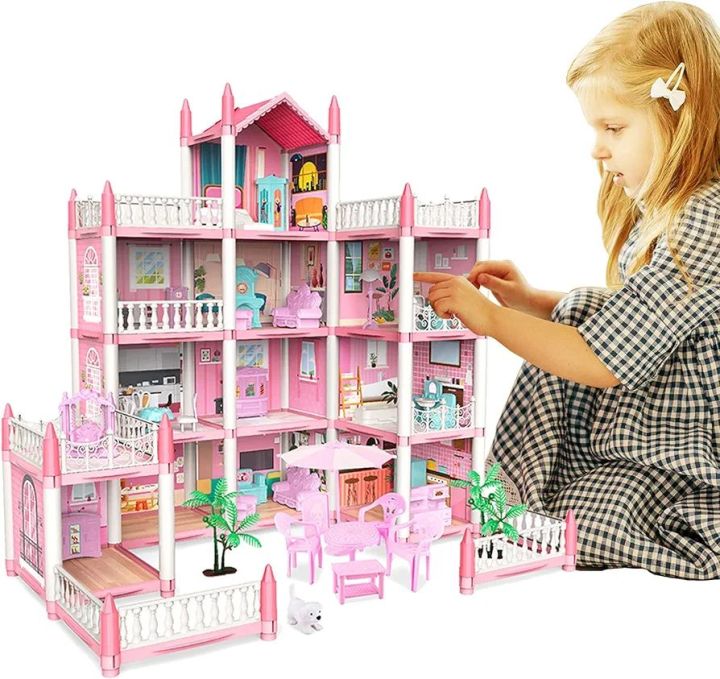 Beautiful%20Home%20Doll%20House%20Set%20with%20Rooms%20and%20Furniture%20Accessories%20Play%20Dream%20House%20for%20Girls%20-%20Image%203