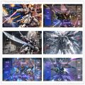 BANDAI Anime Gundam Game Card GCG DIY Playmat Freedom RX-78 Unicorn Destnity Hobby Collection  Toys. 