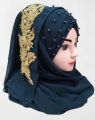 ladies Fancy Hijab New Available Bunch Turkish Bridal Stylish Scarf. 