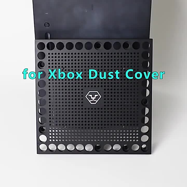 Aolion RGB Cooling Fan Host Dust Proof Cover Mesh Filter Jack Stopper Kit For Xbox Series X Game Console Handle Rack Accessories