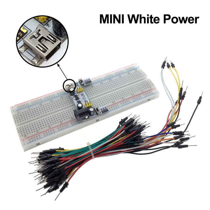 3.3V/5V%20MB102%20Breadboard%20Power%20Module+MB-102%20830%20Points%20Prototype%20Bread%20board%20For%20Arduino%20DIY%20Kit%20+65%20Flexible%20Jumper%20Wires%20-%20Image%207
