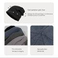 Confinement Cap Korean Style Spring, Autumn and Winter Pile Heap Cap Trendy All-match Beanie Hat Female Woolen Knitted Hat.