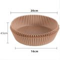 50/100Pcs Air Fryer Disposable Paper Non-Stick Airfryer Baking Papers Round Air-Fryer Paper Liners Paper Kitchen Accessories.