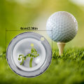 4Pcs Creative Funny Golf Ball Marker Stencil Stainless Steel Golf Ball Marker Custom Tool for DIY Accessories Golf Supplies.