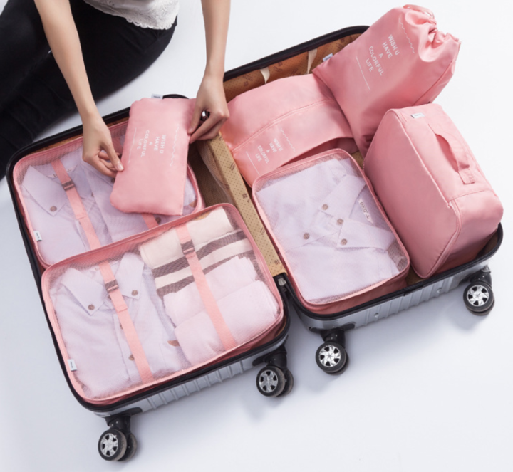 Look.hive 7 PCs premium organizer set, garment bag, luggage organizer, clothes storage and accessories