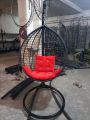 Hanging chair or Hanging swing with stand and 4 cousins. 