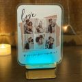 Customize picture LED Lamp Square in Multi Colors For gifts & Decore. 