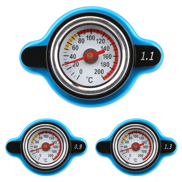 Pressure Balance Function Thermo Radiator Cap Temperature Gauge 0.9/1.1/1.3 Bar Car Accessories Tank Cover Replacement