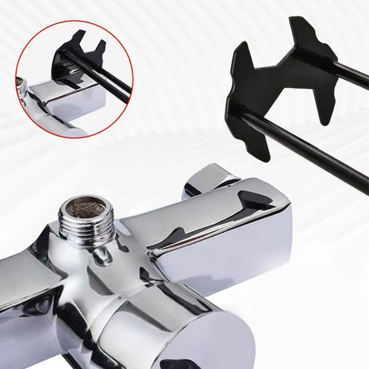 1/2PCS%20Plumbers%20Wrench%207%20Sizes%20Sink%20Wrench%20Four-Jaw%20Hex%20Under%20Sink%20Wrench%20Faucet%20Tool%20Multifunctional%20Steel%20for%20Tight%20Spaces%20-%20Image%203