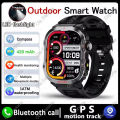 New in  Smart Watch For Men Wome  Amoled Flashlight Waterproof Outdoor Sport Bluetooth Call Smartwatch Smart Band. 