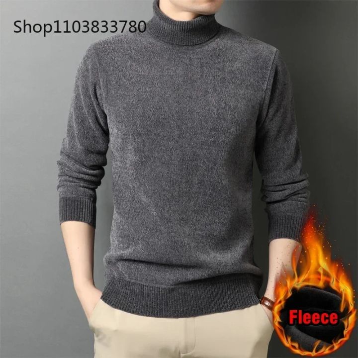 Men%20Turtleneck%20Sweater%20Casual%20Thick%20Men's%20Rollneck%20Knitted%20Sweater%20Warm%20Mens%20Jumper%20Woolen%20Sweater%20Male%20Outwear%20Knitwear%203XL%204XL%20-%20Image%203