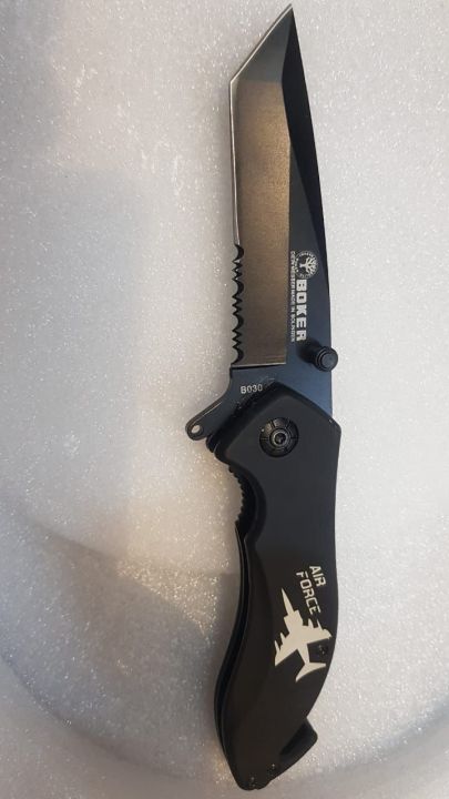 Boker Folding Pocket Knife Tanto Blade Air Force