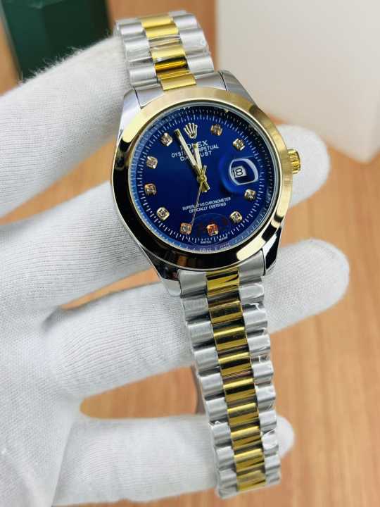 Rolex Normal ROLEX MENS COLLECTION MOST DEMANDED WATCH STAINLESS STEEL CHAIN DATE ...