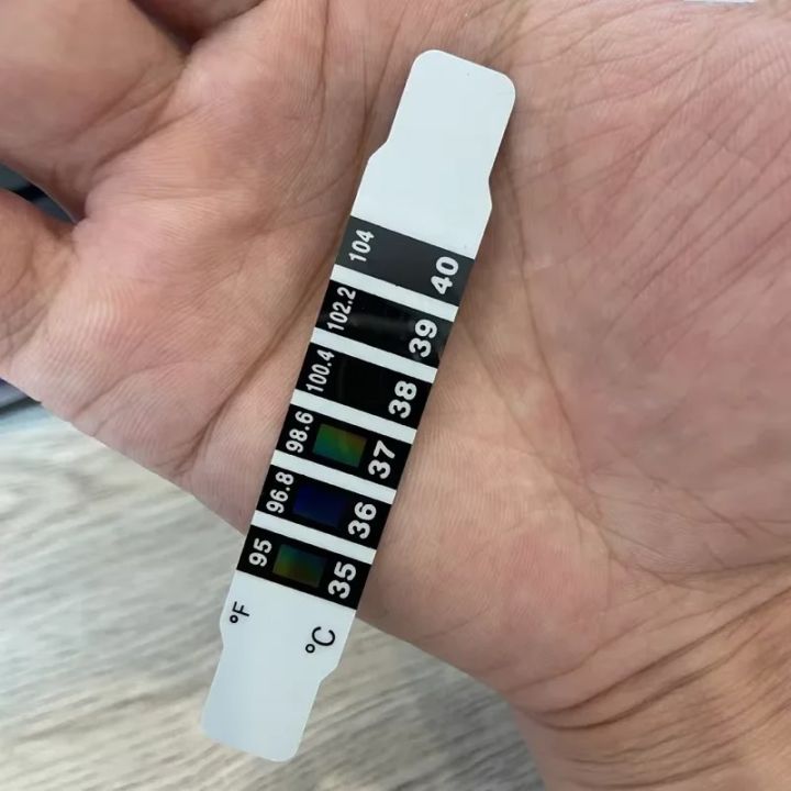 10/20Pcs%20Forehead%20Head%20Strip%20Thermometer%20Water%20Milk%20Thermometer%20Fever%20Body%20Baby%20Child%20Kid%20Test%20Temperature%20Sticker%20Baby%20Care%20-%20Image%206
