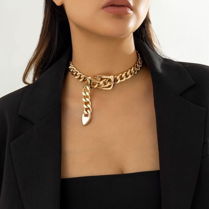 Exaggerated%20Big%20Heavy%20Metal%20Belt%20Choker%20Necklace%20for%20Women%20Punk%20Thick%20Chunky%20Clavicle%20Chains%20Grunge%20Neck%20Jewelry%20Steampunk%20Men%20-%20Image%202