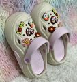 New Premium EVA Rubber High Heel Crocs With Cute Charms Ultra Comfortable & Durable Cushioned For Girls & Ladies. 