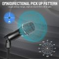 USB PC Microphone, Computer Microphone, Desktop Microphone, Condenser Microphone, Recording Microphone. 