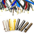 50Pcs Shoelace Head Aglets DIY Shoelaces Repair Shoe Lace Tips Replacement End Shoes Rope Head Rope Cip Tail Clamp Bullet.