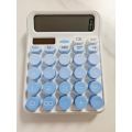Gradation Candy Portable Calculators Large Display Mechanical Dot Keyboard Back To School Supplies Students/Finance Stationery. 