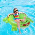 Pool Ring For Toddlers Inflatable Cartoon Aminal Floats For Kids Floating Crocodile & Turtle & Frog Shaped Swimming Rings Baby.