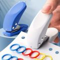DELI Mini Paper Punch Portable Size 1 Hole Punch Machine 6mm 10 Sheets Office School Supplies. 