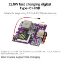 Diymore 22.5W Power Bank Bidirectional Fast Charging Mobile Power Bank Module for Lithium Battery Charger Board Supports QC4+. 