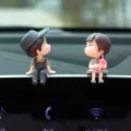 Car Couple Ornaments Car Interior Accessories Cute Kissing Couple Dolls Electric Car Decoration Ornaments Small Home Ornaments. 