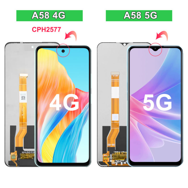OEM%20For%20%20A58%204G%20CPH2577%20For%20%20A58%205G%20LCD%20Display%20Touch%20Screen%20Digitizer%20Assembly%20Replacement%20-%20Image%204