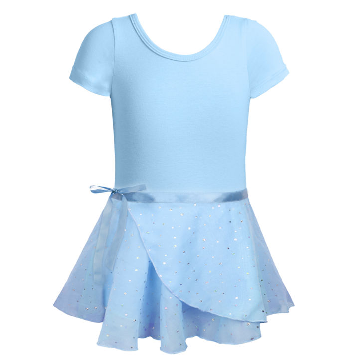 Popular%20Toddler%20Gymnastics%20Leotard%20for%20Girls%20Dance%20Short%20Sleeve%20Dancewear%20with%20Skirt%20Ballerina%20Ballet%20Dress%20Outfit%20-%20Image%205