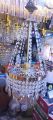 One Light Hanging Crystal Fanoos Ceiling Decoration. 