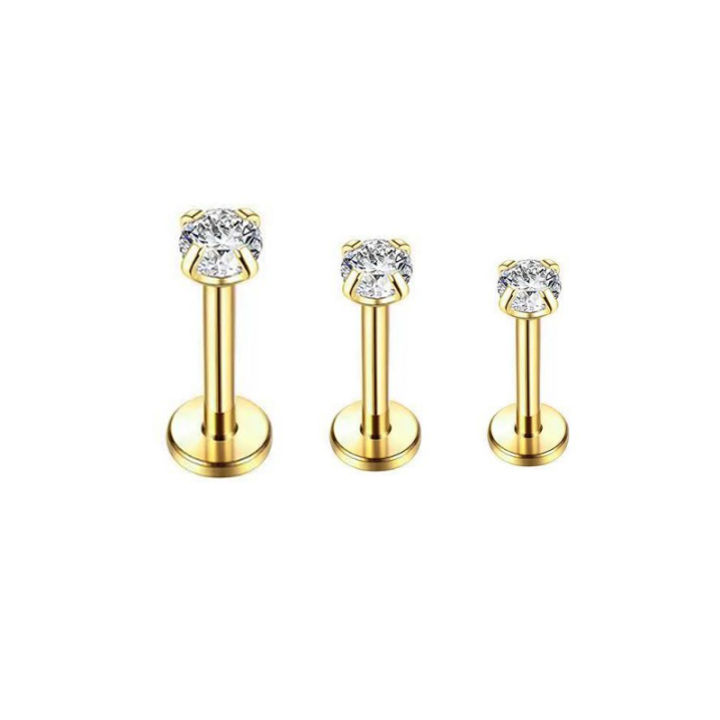 3Pcs%2016G%20Stainless%20Steel%20Labret%20Piercing%20Jewelry%20Crystal%20CZ%20Monroe%20Nose%20Lip%20Studs%20Helix%20Tragus%20Conch%20Cartilage%20Earrings%206/8/10mm%20-%20Image%207