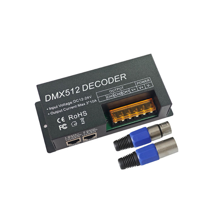 LTECH Led RGB RGBW Strip DMX Decoder DC12V 24V Input 5A 4 Channel 480W ...